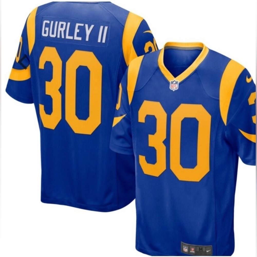 NFL Team Apparel/Youth Size L Gurley ll #30 Los Angeles Rams Jersey NWOT RARE​​